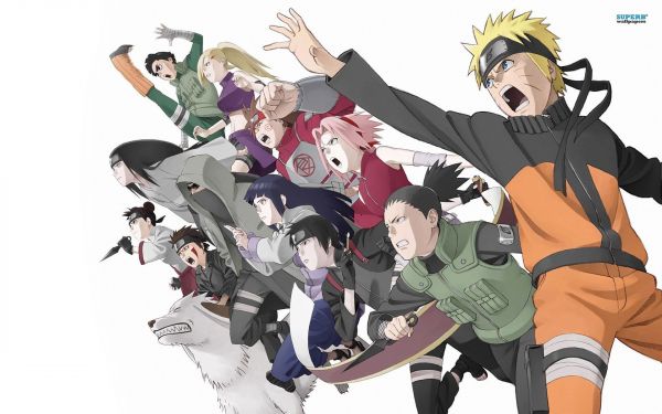 cartoon,Naruto Shippuuden,Uzumaki Naruto,Haruno Sakura,illustration,anime