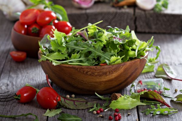 Comida, verde, fechar-se, madeira, vermelho, sai