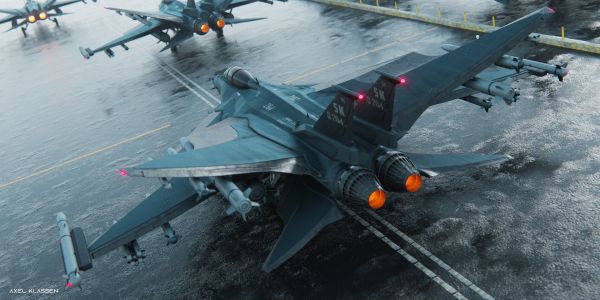 ArtStation,Flugzeug,Militär-,Rakete