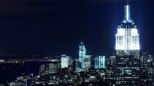 Empire State Building,New York City,1920x1080 px