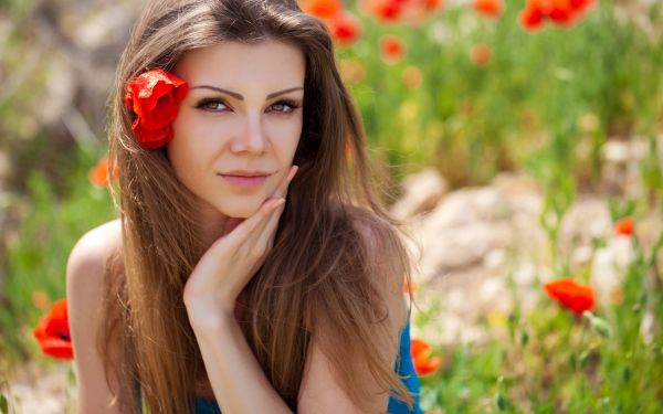 cara, mujer, modelo, retrato, Mujeres al aire libre, Ojos