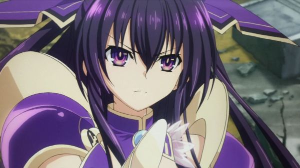 Yatogami Tohka,cabelo longo,cabelo roxo,Data de um show,Anime,Meninas anime