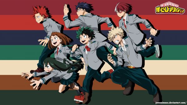 Boku没有英雄学术界, Midoriya Izuku, Bakug Katsuki, Uraraka Ochako, Todoroki Sh to, Iida Ten ya