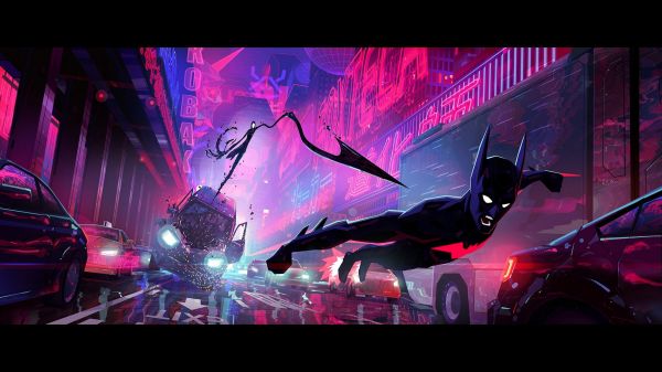 Batman Beyond,Animowane serie,telewizja,Logo Batmana,Netflix,Inque