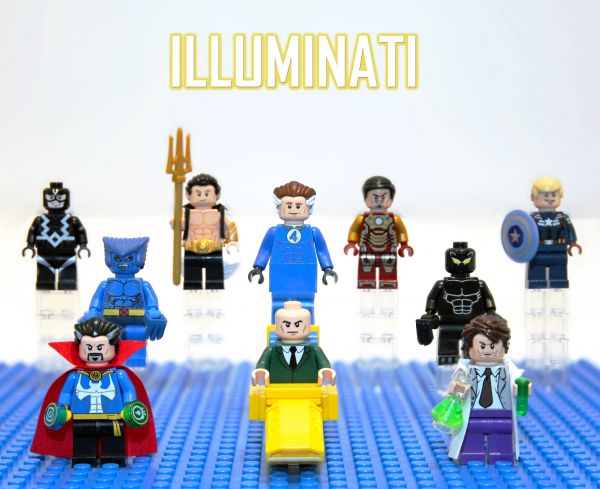 negro,LEGO,Juguete,Casco,Illuminati,Steve