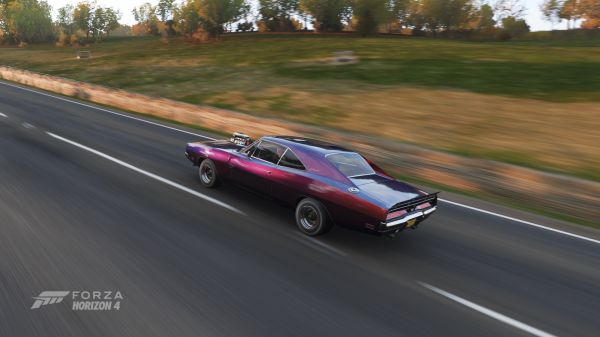 Forza Horizon,Dodge,bil,Forza Horizon 4,Dodge Charger,lilla