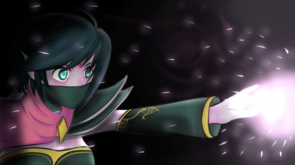 anime,Dota 2,Templar Assassin,Lanaya,KUNST,mørke