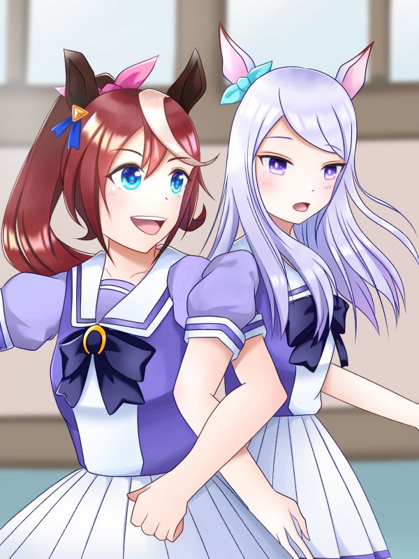 аниме,аниме момичета,Uma Musume Pretty Derby,horse girls,ушите на животните,Tokai Teio Uma Musume