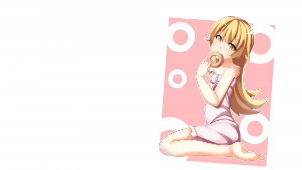 anime,anime dívky,Oshino Shinobu,dlouhé vlasy,blondýnka,Monogatari Series