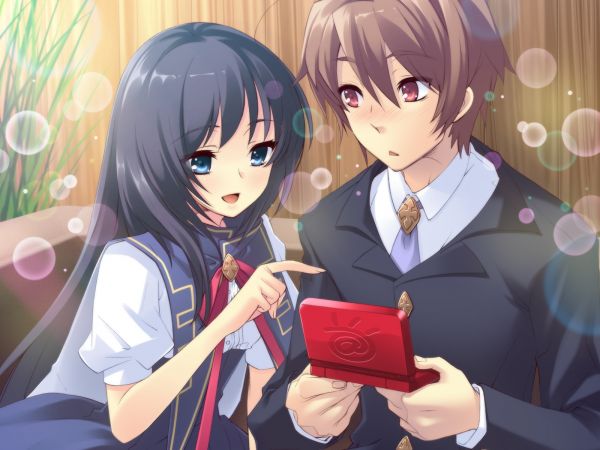 аниме,Flyable Heart,момче,илюстрация,Черна коса,Shirasagi Mayurí