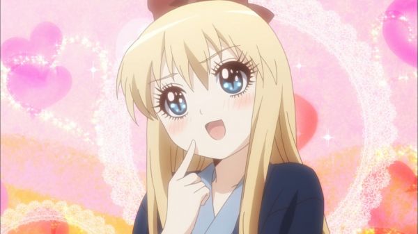 anime,blond,Toshinou Kyouko,animemeisjes,blauwe ogen,Yuru Yuri