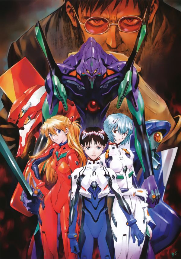 สาวอะนิเมะ, Neon Genesis Evangelion, Asuka Langley Soryu, Ayanami Rei, ภาพประกอบ, อะนิเมะ