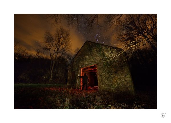 paisaje,noche,pintura,estrellas,España,Nikon