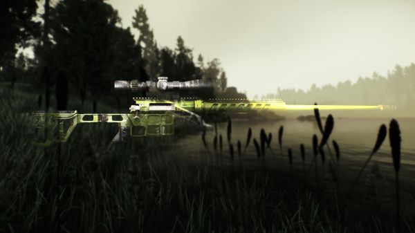 Fuga da Tarkov,fucili,foresta,DVL 10,fiume,erba