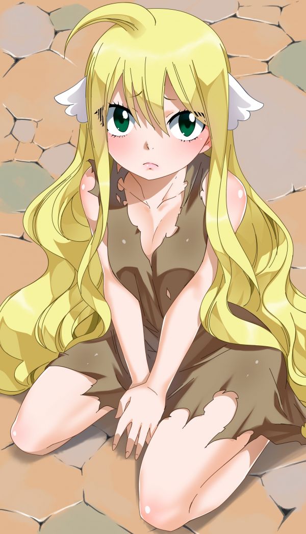 illustrazione,bionda,anime,anime girls,occhi verdi,cartone animato