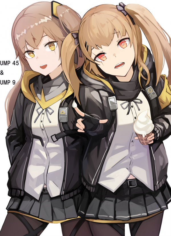 อะนิเมะ,สาวอะนิเมะ,หญิงแถวหน้า,UMP9 Girls Frontline,ump45 Girls Frontline,ผมยาว