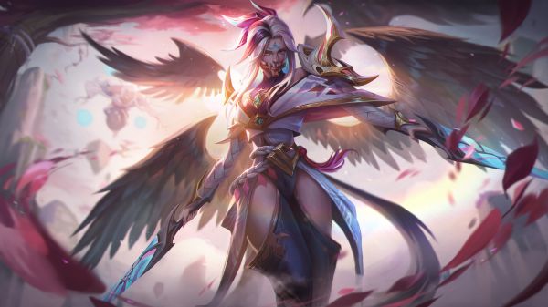 League of Legends,spirit blossom,Kayle League of Legends,Spirit Blossom Kayle,taiteilija