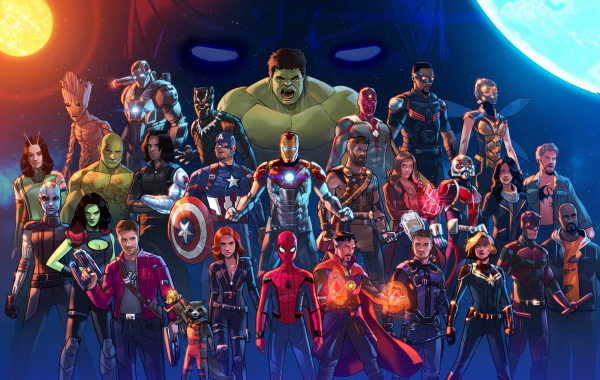 Marvel Cinematic Universe,Ponton,Homme de fer,homme araignée,Fan art,Stephen Byrne