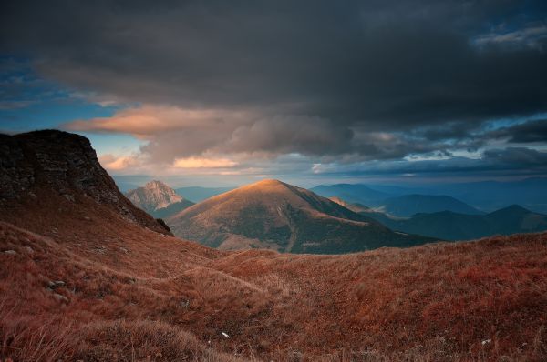 4288x2848 px,Carpathians,landscape,mountains,sunset