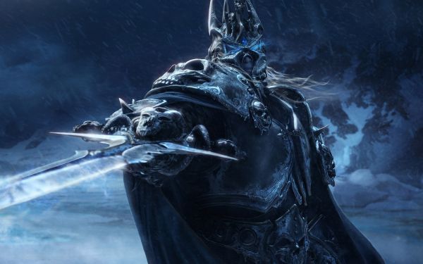 Warcraft,Lich King,zwaard,schild,kijken