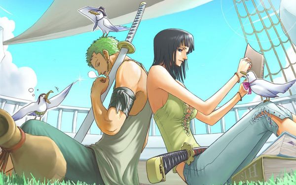 illustrasjon, anime, tegnefilm, One Piece, tegneserier, Roronoa Zoro