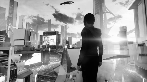 monochroom,stedelijke foto,stadsgezicht,Mirror's Edge,Mirror's Edge Catalyst,Computerspellen