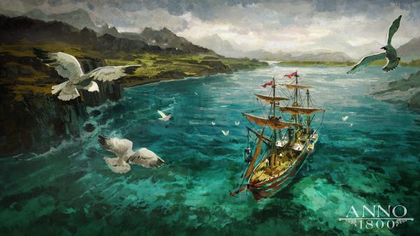 Anno 1800,1800'erne,Digital kunst,koncept kunst,kunstværk,Ubisoft