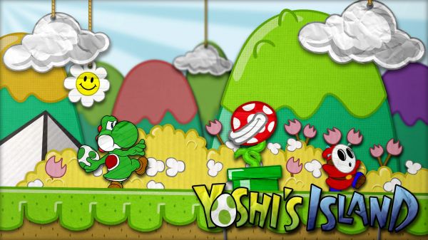 illustration,computerspil,tegneserie,Super Mario,Yoshi,mad