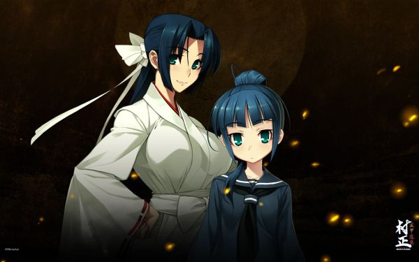 Nitroplus,Daemon de metal completo Muramasa,niña,Anime,kimono,Corbata