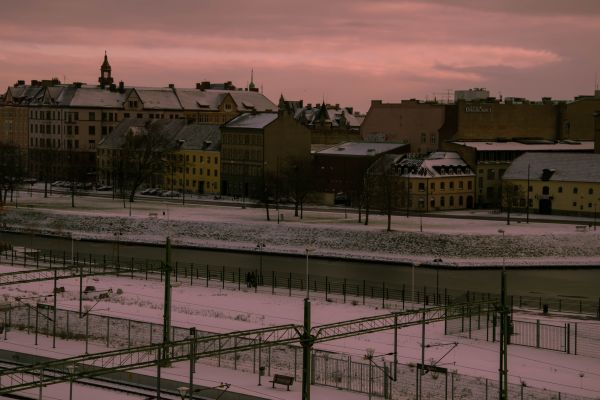 by,bybilledet,arkitektur,solnedgang,nat,afspejling