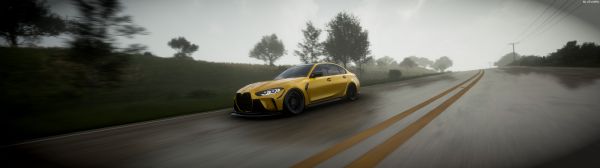 Forza Horizon 2,photography,ultrawide,rain,car