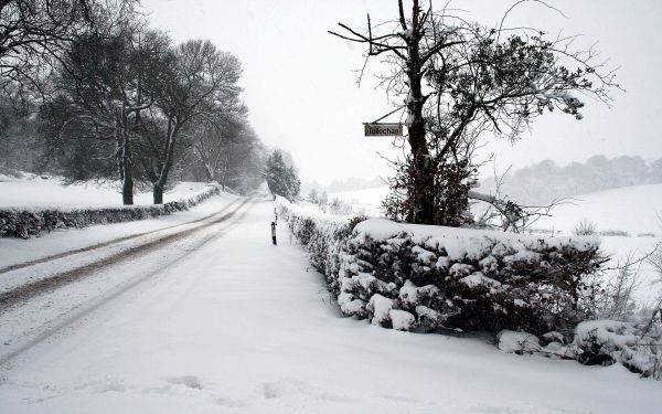 landscape,monochrome,sky,snow,park,winter