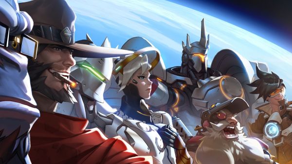 anime,rahmat Overwatch,Overwatch,Reinhardt Overwatch,Tracer Overwatch,Genji Overwatch