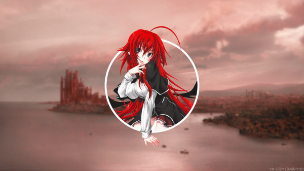 anime,animeflickor,Gremory Rias,highschool dxd,picture in picture,Raidy hd