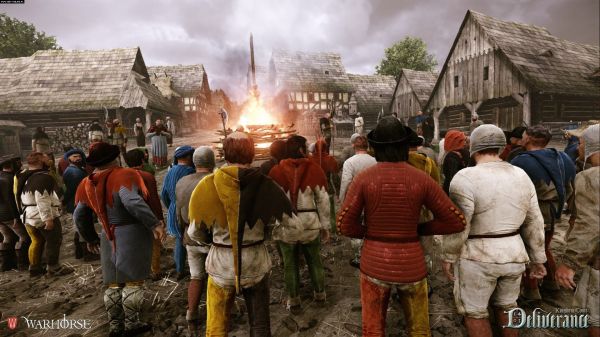 mensen,Computerspellen,Kingdom Come Deliverance,screenshot,geologische fenomeen,troep