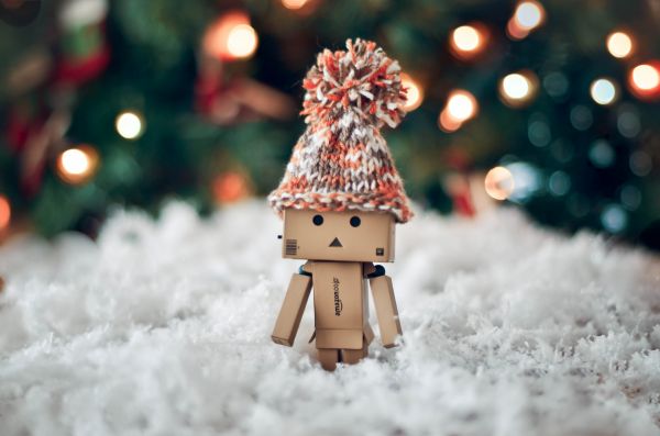 danboard,winter,hat,cardboard robot