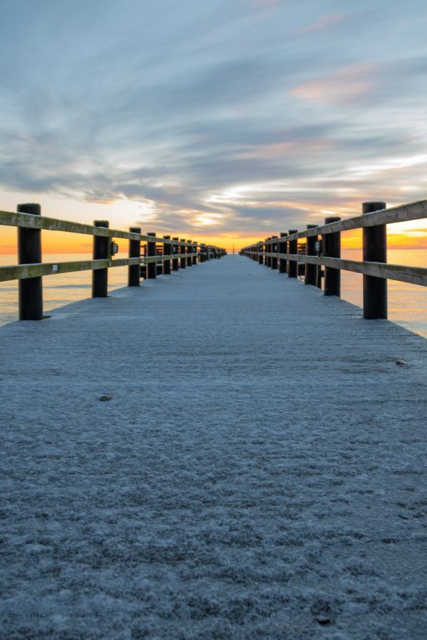 Sonnenlicht, Sonnenuntergang, Meer, Wasser, Ufer, Betrachtung