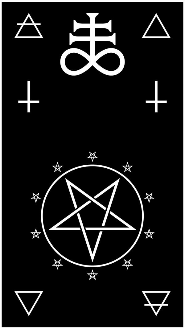 čtyři elementy,pentagram,Síra,síra,Leviathan cross