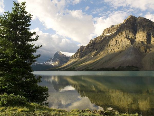 Landschaft, Berge, Hügel, See, Wasser, Natur