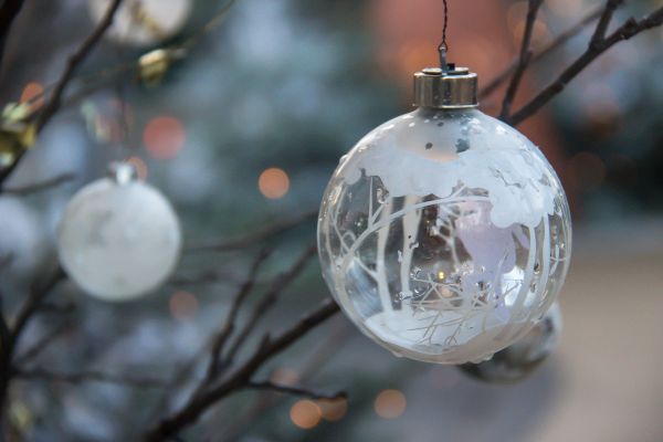 branch, glass, Christmas, Denmark, spring, ornament