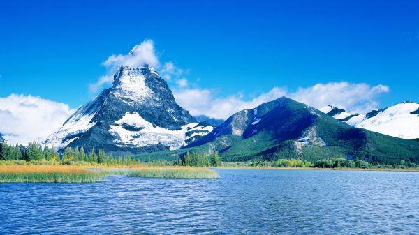 panorama,montanhas,lago,agua,natureza,reflexão