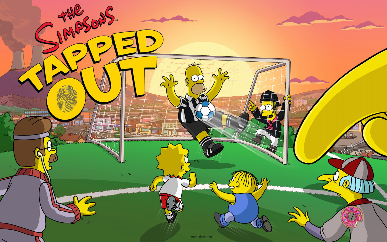 2560x1600 px, Bart Simpson, Homero Simpson, Ned Flandes, Eliminado, Los Simpsons