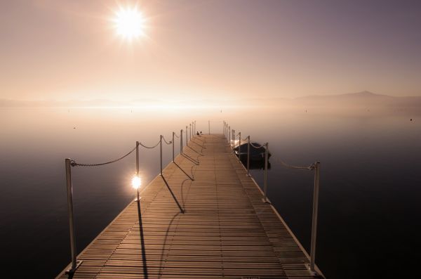 ligero,Sol,lago,agua,colores,iluminar desde el fondo