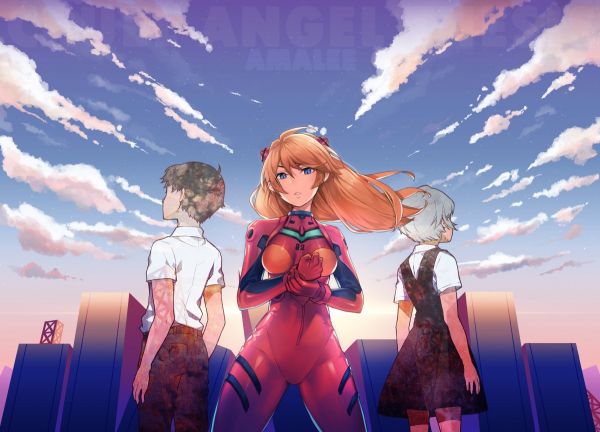 Neon Genesis Evangelion,Ayanami Rei,Asuka Langley Soryu,Ikari Shinji