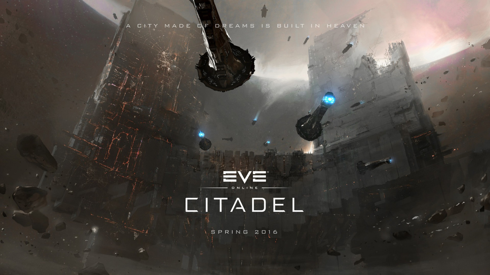 hely, EVE Online, CCP, EVE Online fellegvár, sötétség, screenshot, háttérképként, atmoszférában föld