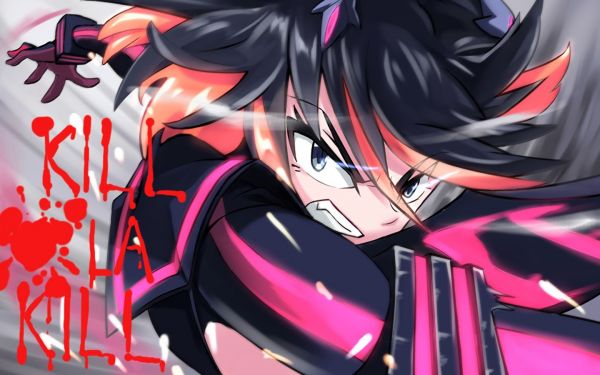 illustrazione,anime,Kill la Kill,Matoi Ryuuko,Senketsu,mangaka