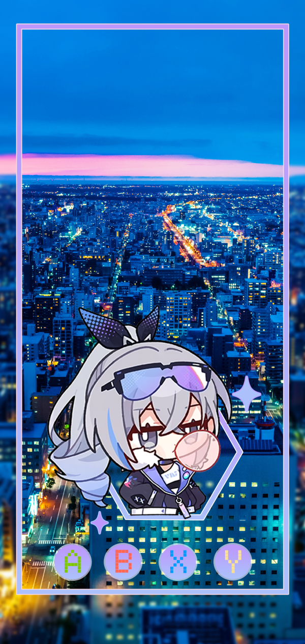 anime girls,notte,Bronya Zaychik,picture in picture,urbano,città