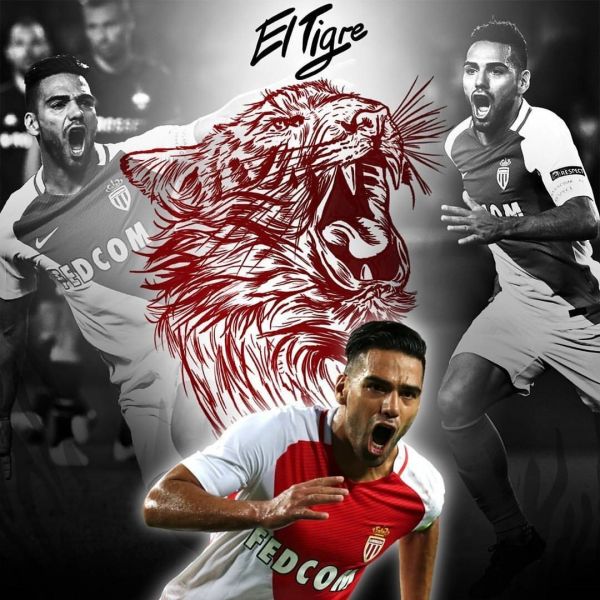 Ako Monako,Monaco,1080x1080 px,Falcao,kopaná,futbalové kluby