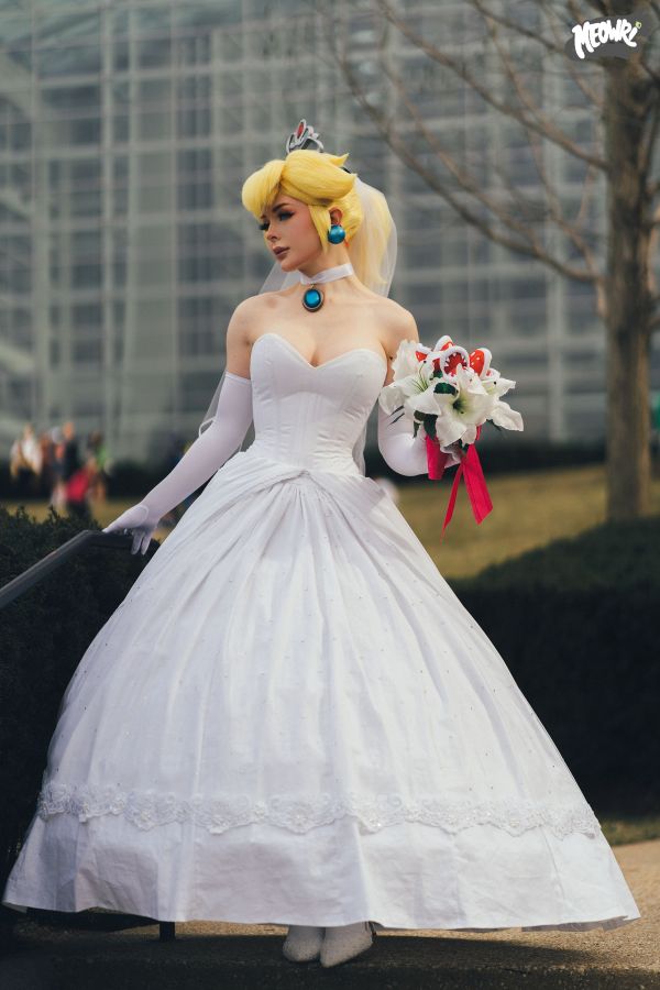 kvinner,modell,blond,cosplay,Jenna Lynn Meowri,Princess Peach