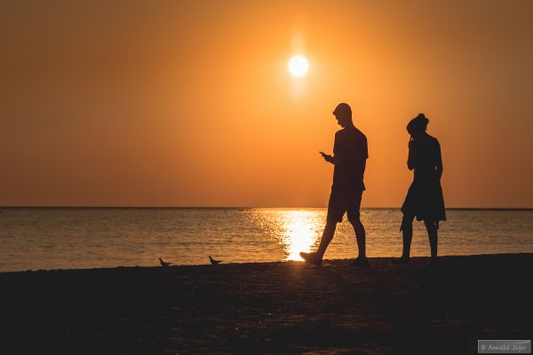 zonsondergang,silhouet,annekejager,Canon,sfeer,strand